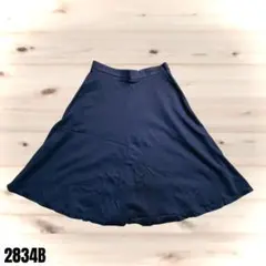 OPAQUE.CLIP オペークドットクリップ ネイビーフレアスカート 2834