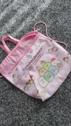 すみっコぐらし ナップザック ピンク