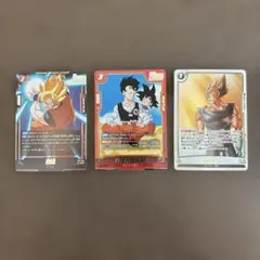 【美品】DBFW 孫悟空 破壊王子 SR 悟天＆悟飯 Rパラレル 3枚 ST01