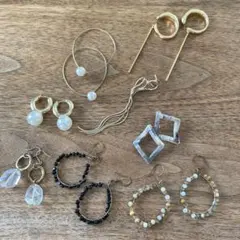 ピアス8点まとめ売り　総額1万以上