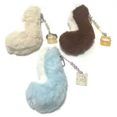 【美品・匿名発送】いぬのしっぽ キーホルダー 3種セット♫
