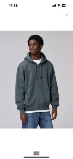 希少XL相当 アンダーカバー　2010ss ボーダー ジップパーカー 希少XL相当 アンダーカバー 2010ss ボーダー ジップパーカー