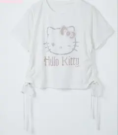 匿名配送❣️サンリオ　キティ　50周年　レディース　半袖Tシャツ ホワイト　天使のサムネイル