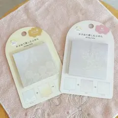 クツワの「かさねて楽しむふせん」桜＆向日葵2個セットのサムネイル