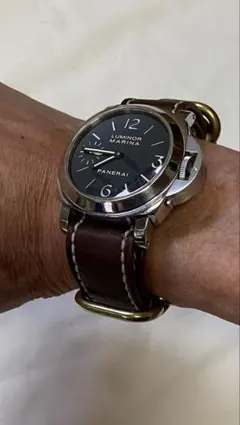 PANERAI パネライ 純正 カーフ ストラップ ベルト 別注オーダーカバー PANERAI パネライ 純正 カーフ ストラップ ベルト 別注オーダーカバー