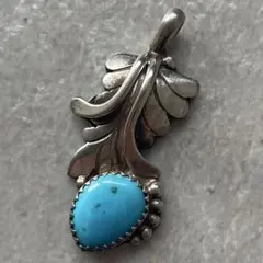 美品ナバホ ターコイズ トルコ石 STERLING刻印