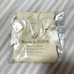 Maison de FLEUR ダブルリボンギャザートートバッグキーホルダー