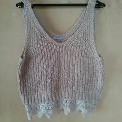 LIP SERVICE ニットタンク 値下げ