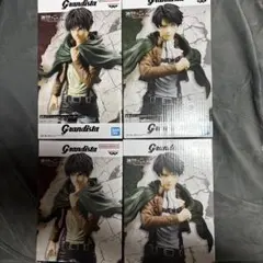 進撃の巨人 Grandista リヴァイ　エレン・イェーガー フィギュア