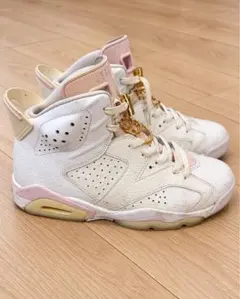 NIKE AIR JORDAN 6 GOLD HOOPS 27cm ホワイト