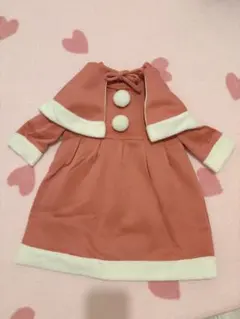 スリコ3coinsケープ付きクリスマスワンピース