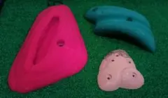 中古クライミングホールド　ボルダリング 楽天市場】Asahi クライミングホールド32個セット （六角ボルト