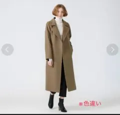 LOVELESS ロングコート カーキ サイズ36のサムネイル