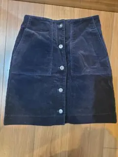 ネイビー コーデュロイ スカート サイズ58