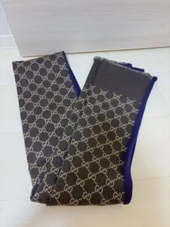 GUCCI GG柄 リバーシブル マフラー