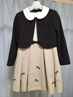 値下☆プティマイン☆フォーマル☆ワンピース☆セット☆入学式☆スーツ☆サイズ130