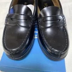 HARUTA 黒 ローファー 22 1/2 E