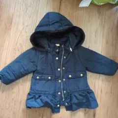 petit main ネイビー中綿コート