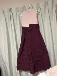 SNIDEL ノースリニットドッキングワンピース