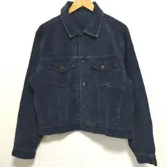 us古着 GAP コーディロイジャケット Gap ギャップ ストリート 紺色