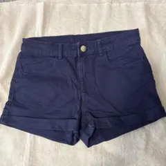 H&M ネイビー ハーフパンツ US 12-13Y