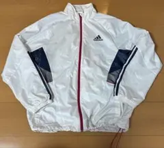adidas ナイロンジャケット Mホワイト