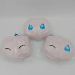 ポケットモンスター 顔型ミニポーチ ミュウ 3種