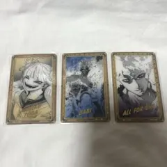 僕のヒーローアカデミア トガヒミコ 荼毘 オールフォーワン 箔押しクリアカード