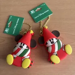 【リルリンリン】東京ディズニーリゾート ミッキーマウス キーホルダー 2個セット
