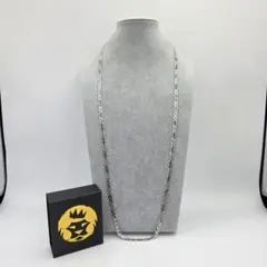 箱付き　KING ICE 　シルバーネックレス　ロングチェーン　メンズ