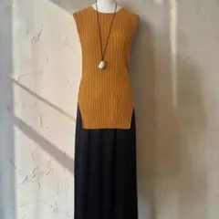 MUSE de Deuxieme Classe LINEN gather ワンピ - メルカリ