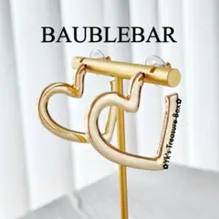 V341/BAUBLEBAR/ゴールドハートフレームピアスのサムネイル