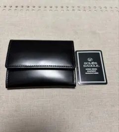 希少✨ SOMES SADDLE コードバン 小銭入れ ラウンドジップ ミニ - メルカリ
