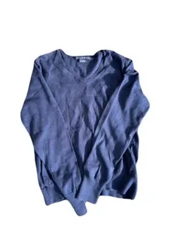 Ralph Lauren Sport ネイビー Vネックセーター XL