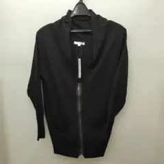 新品タグ付き　HERE'S黒カーディガン　Mサイズ