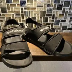 ニューバランス サンダル キッズ スポーツサンダル 黒 19cm 水陸両用