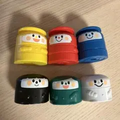 こどもちゃれんじ ぷち いろりん 6体セット　あかりん／あおりん／きいろりん 他