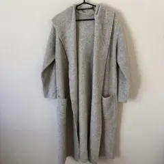 mila owen グレー　ケーブル編み　ウールカシミヤ　カーディガン　ニット