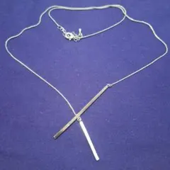 クロスデザイン ネックレス　60cm