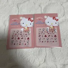 【新品未使用】ネイルシール　キティ　2点セット