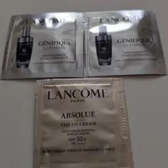 LANCOME　美容液2包　日焼け止め用乳液1包のサムネイル
