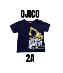【OJICO オジコ】美品　半袖Tシャツ　はたらくくるま　人気　キッズ　2A