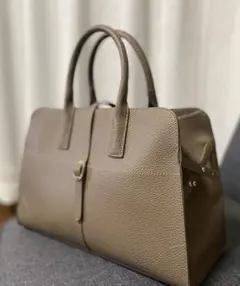 アーバンリサーチロッソ　グレージュ2way ショルダーストラップ付きトートバッグ