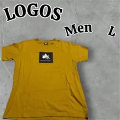 リ*ウ様 LOGOS ロゴス メンズ Lサイズ Tシャツ マスタードカラー