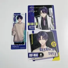 まねきねこ コラボ ドリンク コースター｜剣持刀也｜ROF-MAO ろふまお