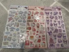 サンリオ Candy Sticker シナモロール キティ クロミ 3種セット