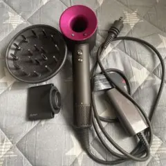 dyson ダイソン ヘアドライヤー HD01 ピンク アタッチメント付き