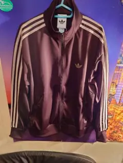 adidas ファイヤーバード トラックトップ ブラウン XL アディダス