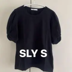SLY Sサイズ パフスリーブ Tシャツ カットソー 半袖 ブラックのサムネイル