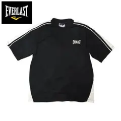 EVERLAST ブラック リブライン 切り替え 半袖Tシャツのサムネイル